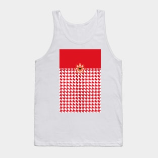 Red Hot Houndstooth Tank Top